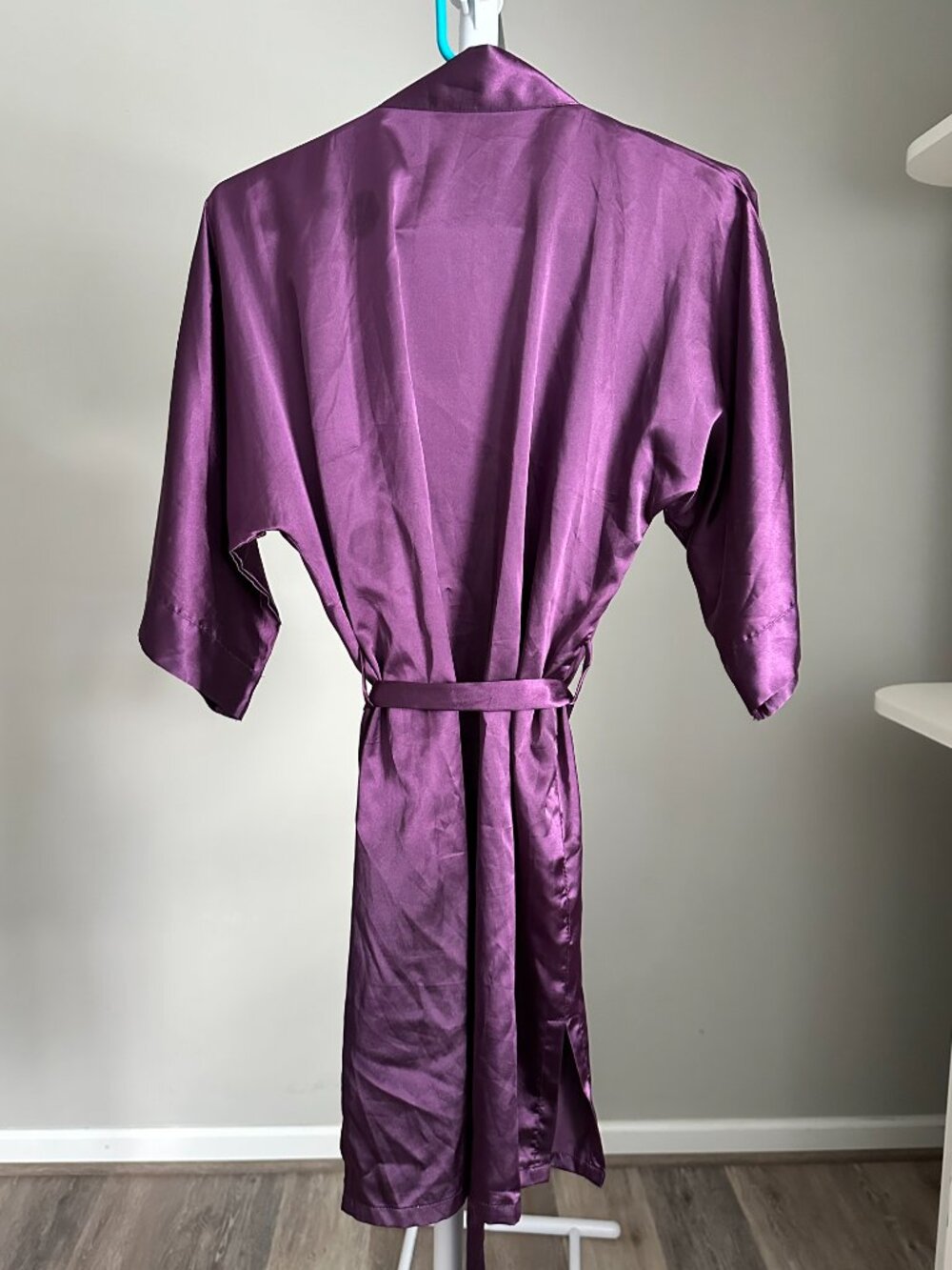 Purple Silky Robe - Picture 3 of 3